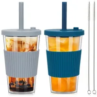 luxuskollektion Bubble Tea Becher 500ml 2er Set