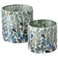 Boltze Laterne Kirkas Glas Blau