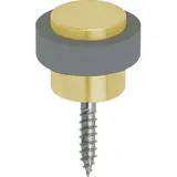 Solido - Bodentürstopper Türpuffer Türstopper Ø 48mm (bohr) Edelstahl Messigfärbig
