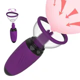 YcsLust Saugende Rotationsmilchpumpe,klitoris Sauger Vibrator für Sie,nippel Stimulator mit 12 Vibrationsmodi und Frauen