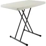 VCM Gartentisch Ø 50 x 70 cm Weiß