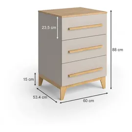 VitaliSpa Malia 60 x 88 cm Beige/Artisan