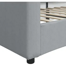 vidaXL Tagesbett 90 x 200 cm hellgrau