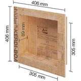 Schlüter Systems Schlüter Kerdi Board N Einbauelement für Duschablage Duschregal Duschnische