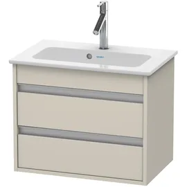 Duravit Waschtischunterschrank 2 Auszüge 60 x 48 x 38,5 cm Taupe Matt