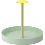 REMEMBER Tablett Nana Ø 28 cm Metall Grün Lime