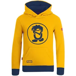 Kinder Hoodie Pullover Troll Goldgelb / Mystikblau One Size