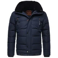 Stone Harbour Steppjacke Winterjacke mit Kapuze blau