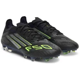 adidas F50 Pro Firm Ground Herren Core Black/Iron Met./Lemon 43 1/3
