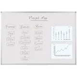 Bi-Office Whiteboard Ayda 90 x 60 cm Weiß