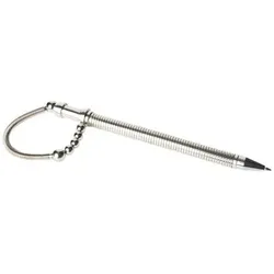 Gadget Master Fidget Think Ink Pen, Konzentrationshilfe, biegsam, 6 magnetische Kugeln, Metall