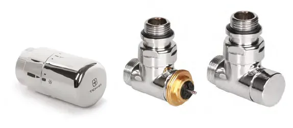 Terma Set Thermostat-Eckventil CYLINDER GZ 1/2