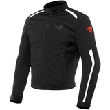 Dainese Hydraflux 2 Air D-Dry Jacket, Motorradjacke Sommer mit Abnehmbarem Wasserdichtem Futter, Herren, Schwarz/Weiß, 58