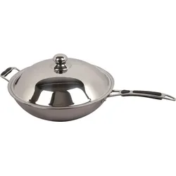 Chefgastro Induktion Pfanne für Wok BxTxH 625x360x210mm