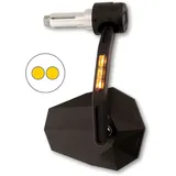 highsider pro Lenkerendenspiegel mit LED Blinker Schwarz