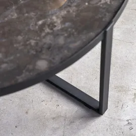 Tikamoon Milan Schwarz Marmor 92 x 45 x 92 cm