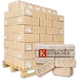 900 kg RUF Briketts Hartholzbriketts aus Buche und/oder Eiche | 90 x 10 kg Holzbrikett auf Palette | Energie Kienbacher®