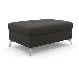 sit&more Stauraumhocker SIT & MORE "Latigo", grau (dunkelgrau), B:98cm H:44cm T:68cm, Hocker, Hocker mit Stauraum Polsterhocker, inklusive Stauraum