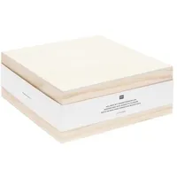 Rico Design Holzbox quadratisch mit Magnetverschluss, 17 x 17