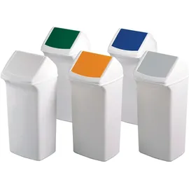 Durable Durabin Flip 40 l weiß/blau