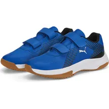 Puma Varion V Hallenschuhe Kinder Blau/Weiß 28