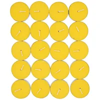 Arte Regal Teelicht 40x Citronella Kerze Mückenschutz Insektenschutz Teelicht Zitrone, Teelicht, Zitrone, Anti Mücke