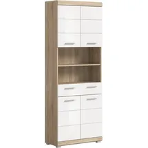 INOSIGN »SIENA, Breite 74cm, 4 Türen, 1 Schubkasten, 2 offene Fächer, MDF-Front« TOPSELLER!, in verschiedenen Farben erhältlich, Badmöbel, Badschrank, Schrank, Bad