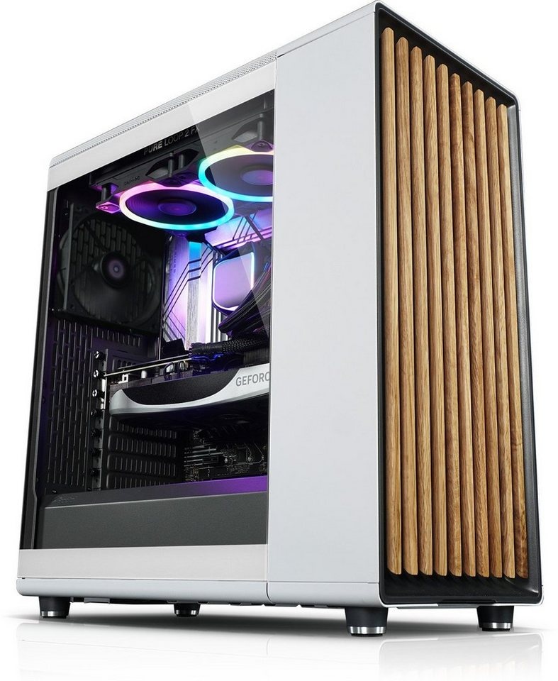 Kiebel White Forest V Gaming-PC (AMD Ryzen 7 AMD Ryzen 7 5700X, RTX 4060, 16 GB RAM, 1000 GB SSD, Luftkühlung)