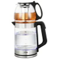 B-Home Elektrischer Teekocher mit Glas Kanne 1,8 L Wasserkocher