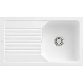 Villeroy & Boch Linara 50 rechts Einbau Keramik weiß Handbetätigung 860 x 510 mm