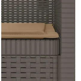 vidaXL 1-Sitzer Sessel 1 x 1 x 1 cm hellgrau