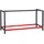 Wiltec Werkbank Gestell 175 x 57 cm, aus Stahl, Werkbankgestell in Anthrazit Rot, Tischgestell max. 200 kg als Werkbank, Arbeitstisch & Sideboard