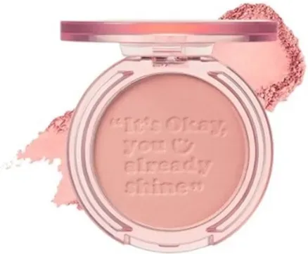 Peripera PURE BLUSHED SUNSHINE CHEEK 018 SHY CORAL