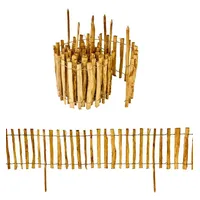 MC.Sammler Staketenzaun 500 x 50 cm Haselnuss/Holz