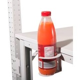 Manuflex ZB4787.7035 Flaschen- und Getränkehalter für Maschinen- und Arbeitstischeinsatz