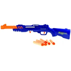 Toi-Toys - FAOMSTRIKEX - Gewehr mit 6 Schaumstoffpfeilen Shotgun Pistoleblau