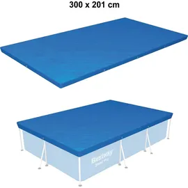 BESTWAY Flowclear Abdeckplane für Frame Pool 300 x 201 cm 58106