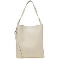 Marc O'Polo Brinja Hobo Bag Leather Grey Silk/Beige