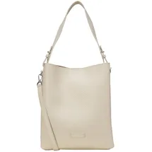 Marc O'Polo Brinja Hobo Bag Leather Grey Silk/Beige