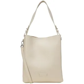 Marc O'Polo Brinja Hobo Bag Leather Grey Silk/Beige