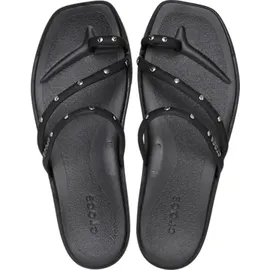 Crocs Miami Studded Toe Loop Sandalen Schwarz | 38