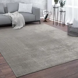 Paco Home Cadiz 630 Kurzflorteppich 160 x 220 cm grau