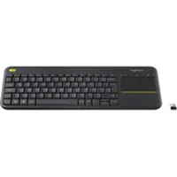 Logitech K400 Plus Wireless Touch Keyboard schwarz, USB, HR/SI