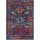 Pergamon Designer-Teppich 80 x 150 cm Blau/Rot