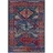 Pergamon Designer-Teppich 80 x 150 cm Blau/Rot