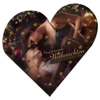 Adventskalender Verführerische Weihnachtszeit Herz 24 Türchen Paar Kalender