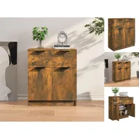 VidaXL Sideboard Räuchereiche 60x30x70 cm Holzwerkstoff