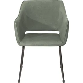 SIT Möbel TOM TAILOR HOME Schalenstuhl »T-VELVET ARMCHAIR«, (Set), 2 St., Samtstoff STC, grün