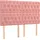 vidaXL Boxspringbett mit Matratze Rosa 140x200 cm Samt
