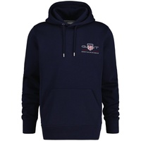 GANT Medium Archive Shield Regular Fit Kapuzenpullover Evening Blue